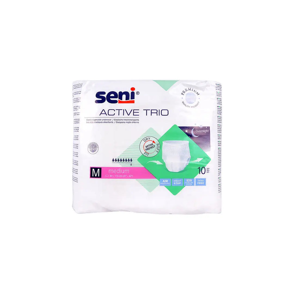 Seni Active Trio Underwear 10pcs-Medium