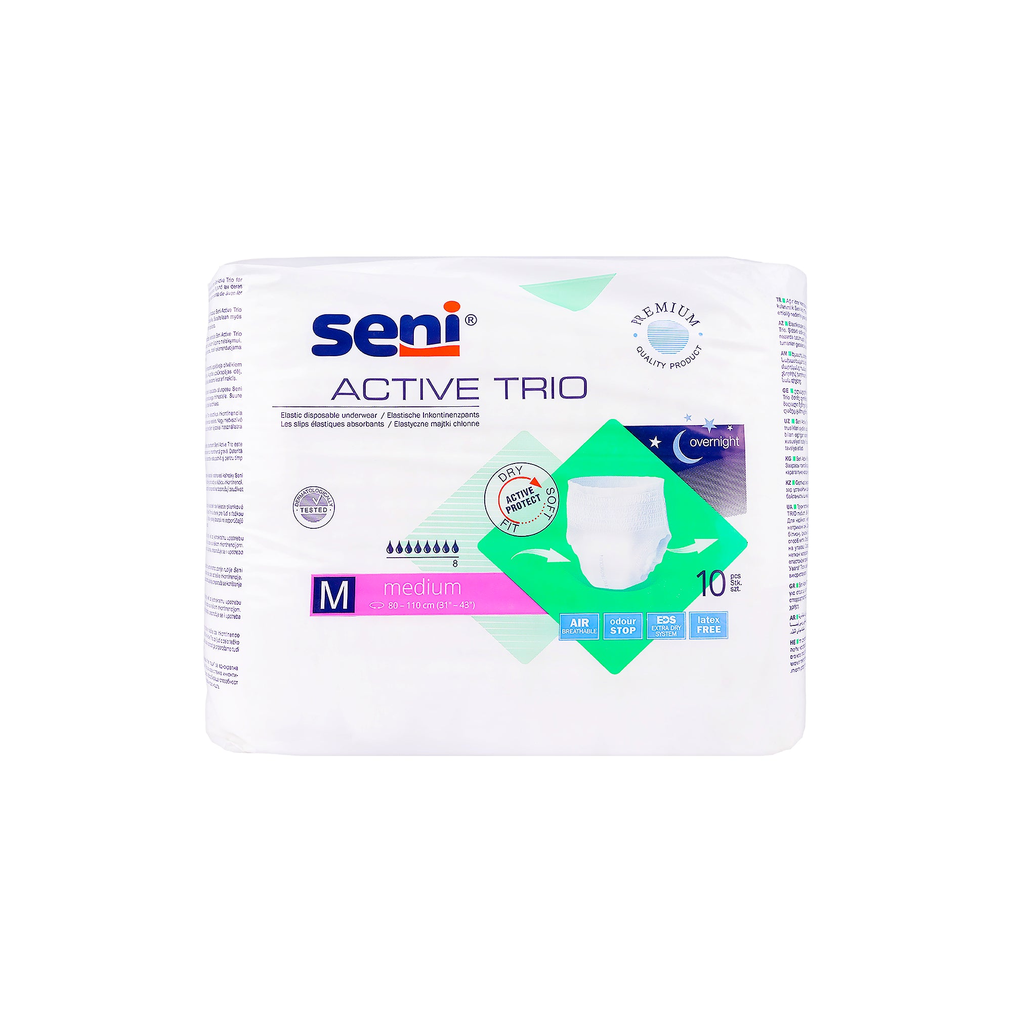 27068-Seni Active Trio Underwear 10pcs-Medium