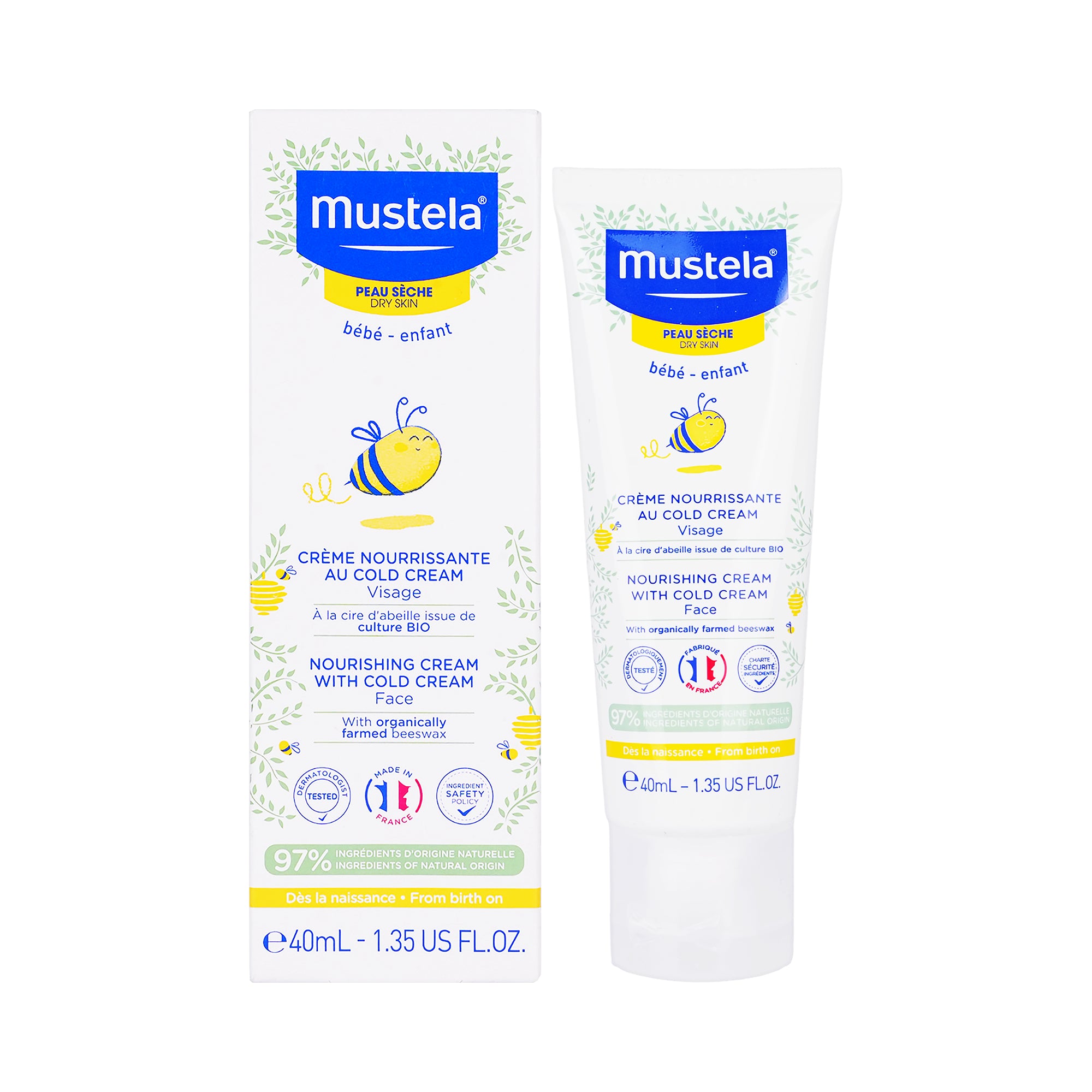 27079-Mustela Bebe-Enfant Nourishing Cream With Cold Cream 40ml +4