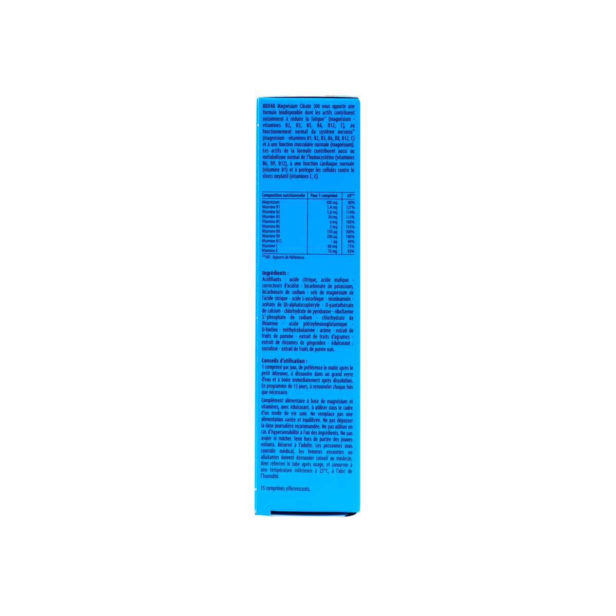 27108-Biofar Magnesium Citrate 300 15Eff +1