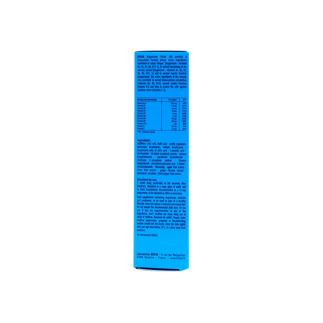 27108-Biofar Magnesium Citrate 300 15Eff +2