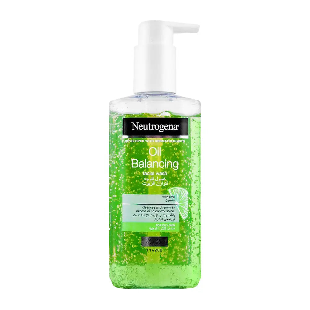 Neutrogena Oil Balancing Facial Wash 200Ml-Lime