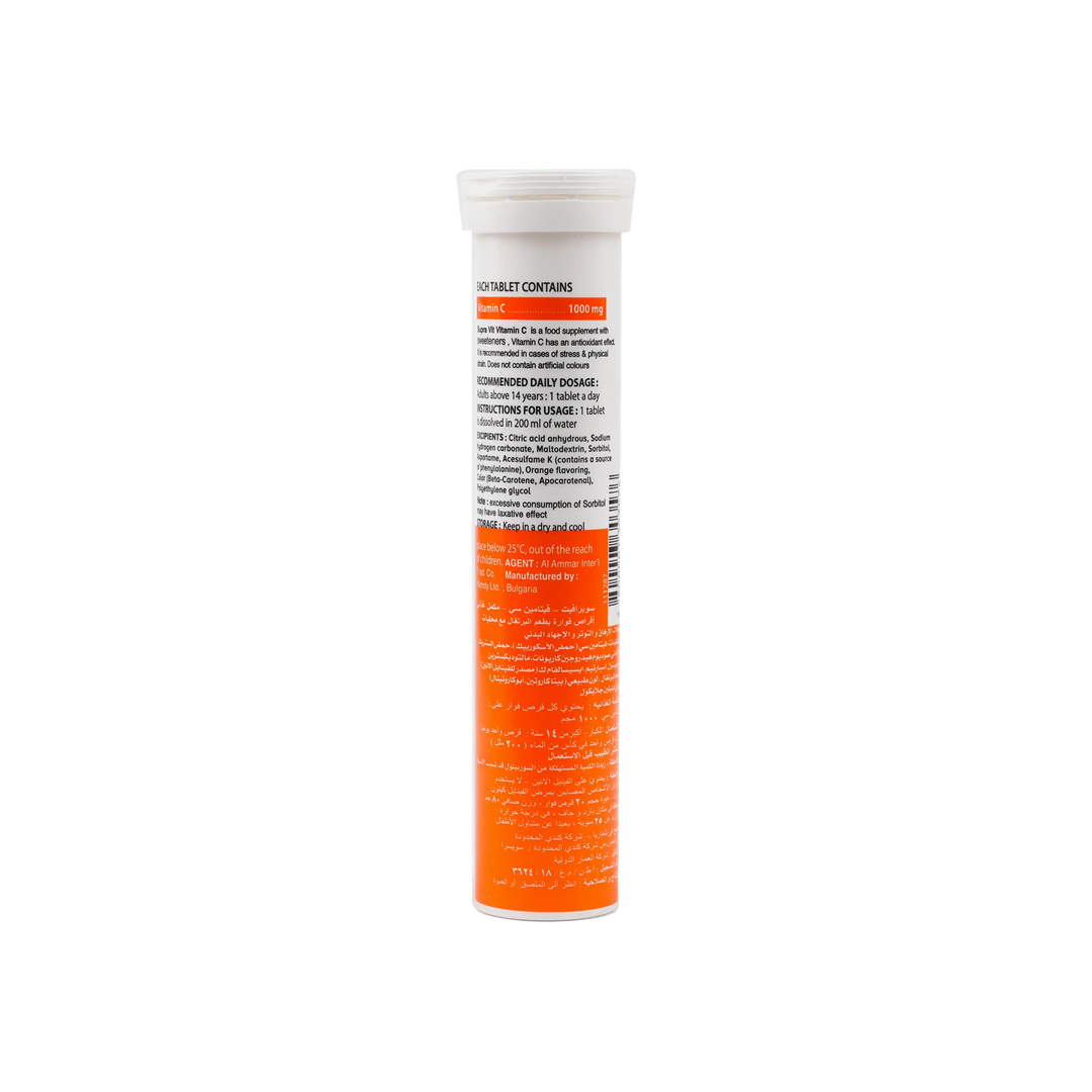 27124-Supravit Vit C 1000Mg 20Eff Orange +2