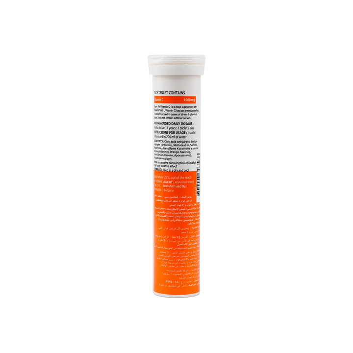 27124-Supravit Vit C 1000Mg 20Eff Orange +2