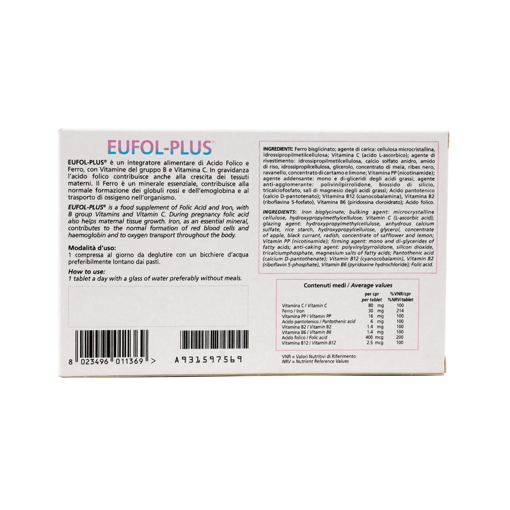 GENES EUFOL-PLUS 30 TAB