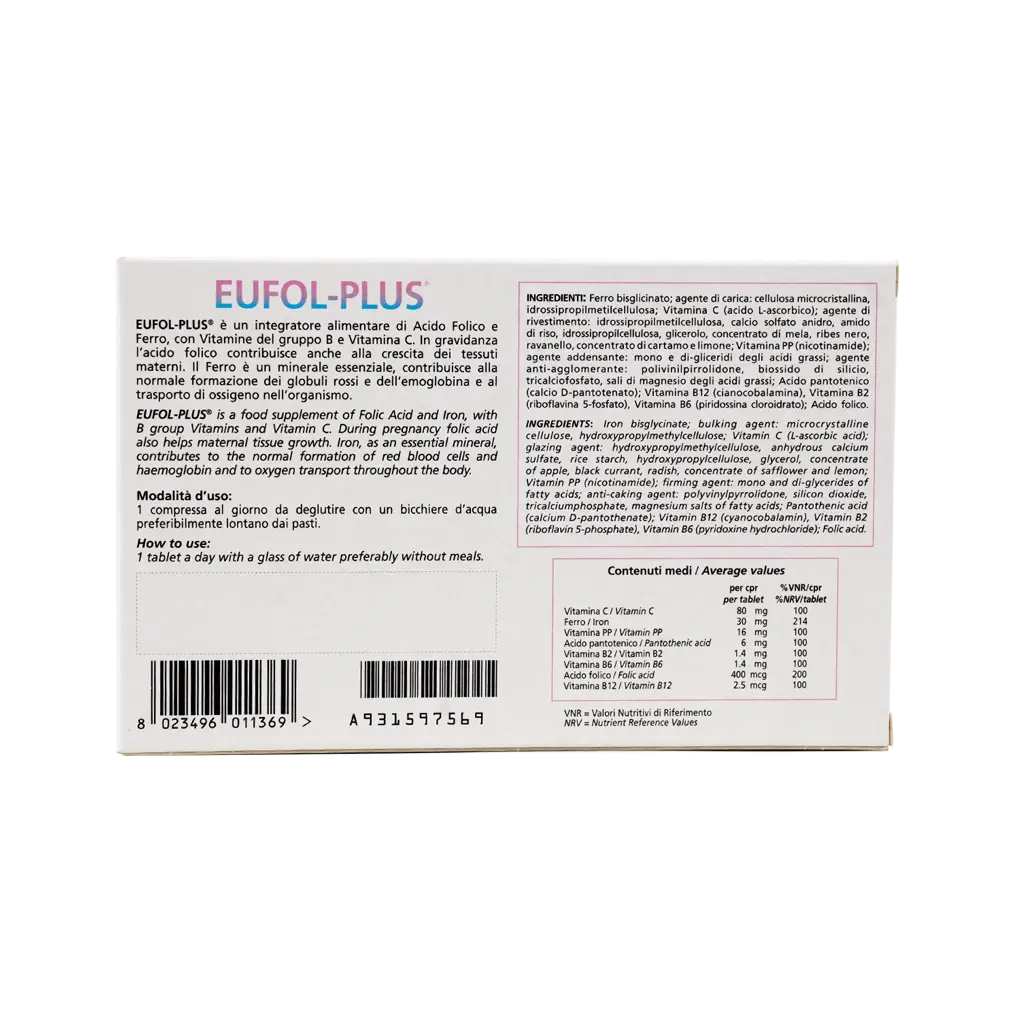 27267-Genes Eufol-Plus 30 Tab +3
