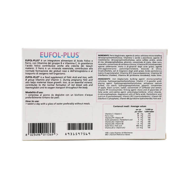 27267-Genes Eufol-Plus 30 Tab +3