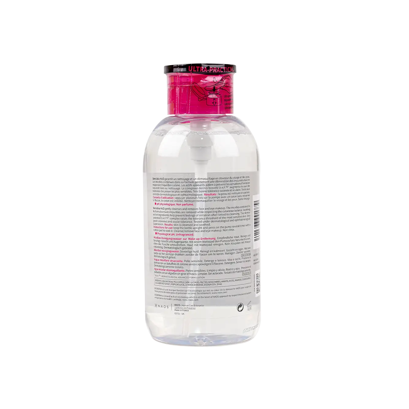BIODERMA SENSIBIO H2O 500 ML PUMP SubB14