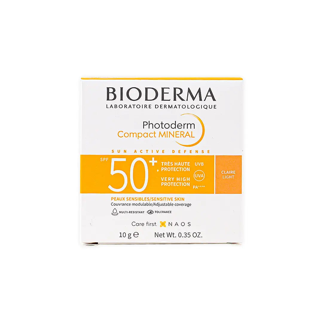 27310-Bioderma Photoderm Compact SPF50+ Teinte Claire Light 10G +3
