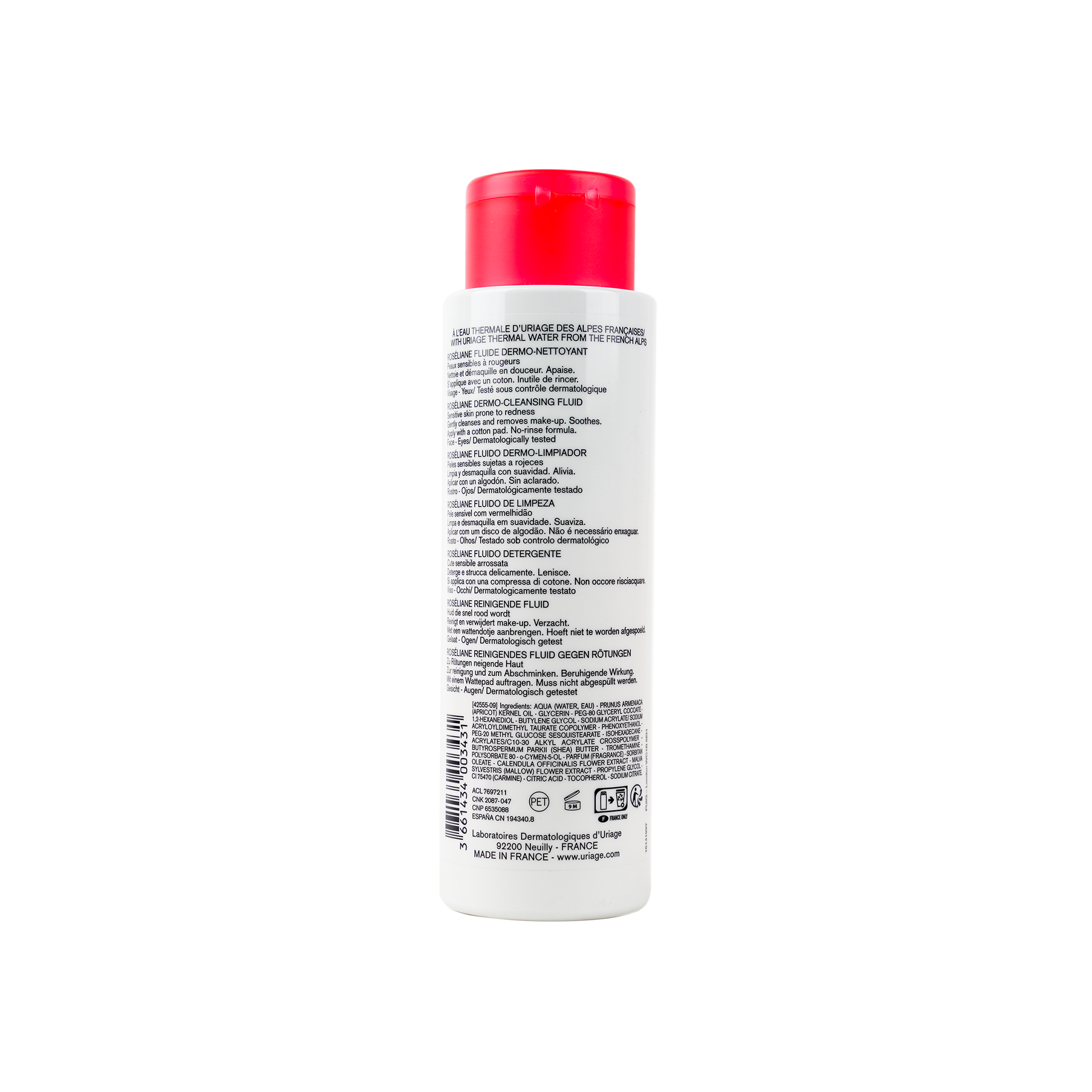 URIAGE ROSELIANE CLEANSING FLUID 250 ML