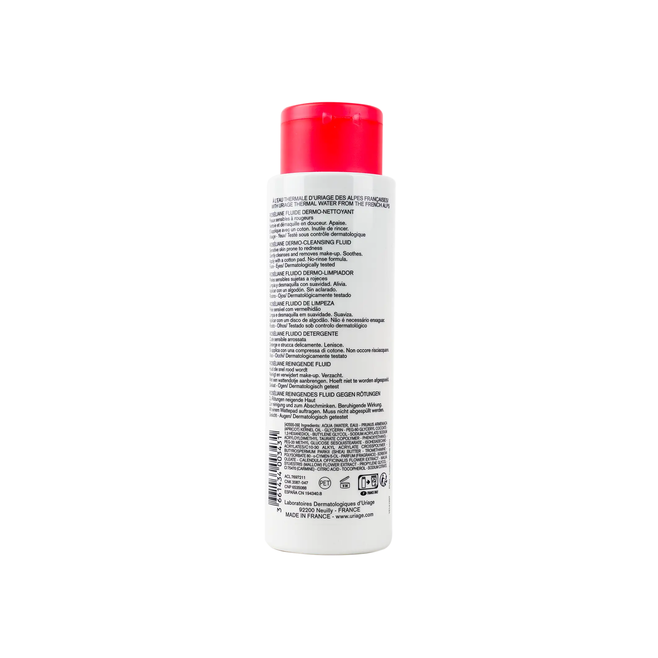 Uriage Roseliane Cleansing Fluid 250 Ml