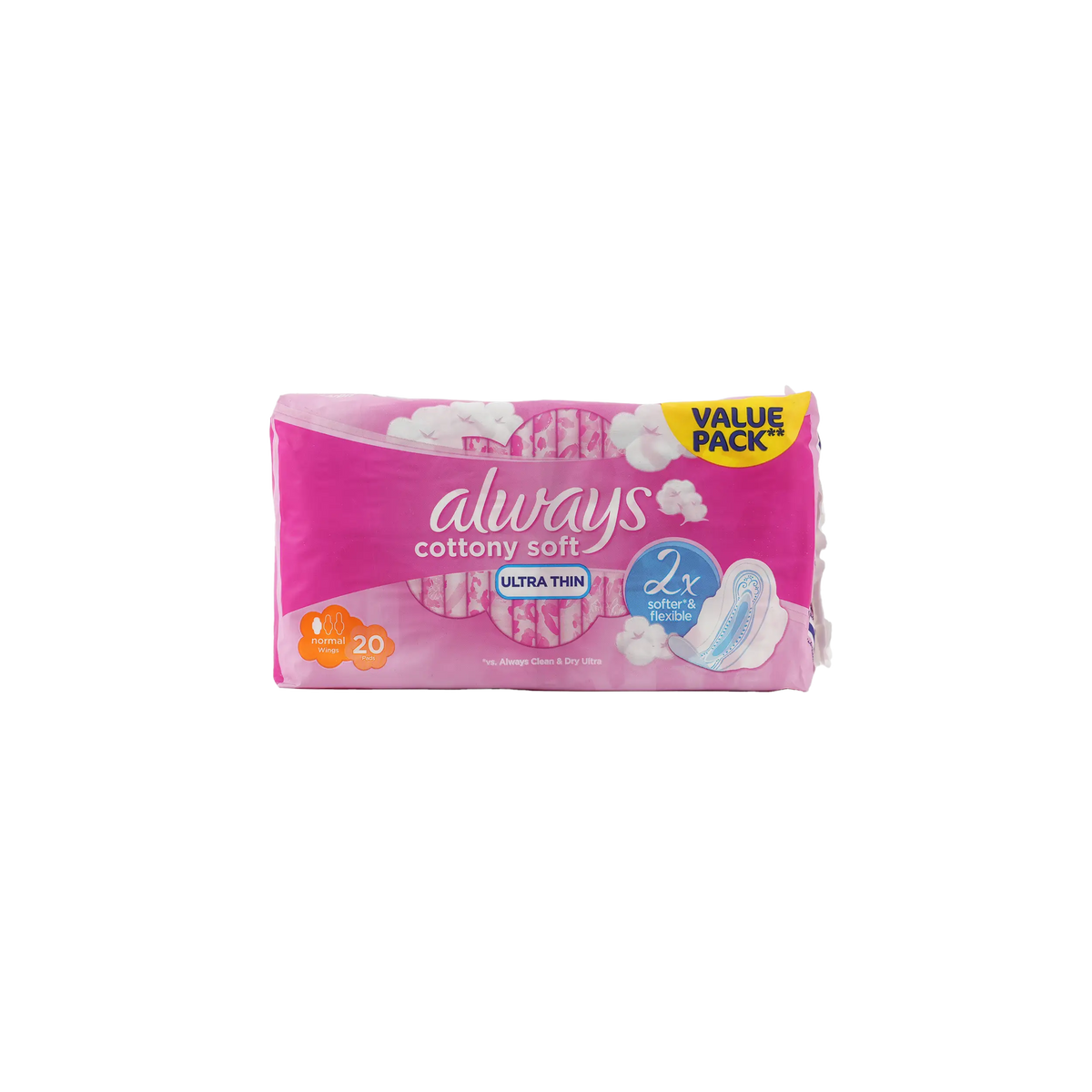 27387-Always Cottony Soft Ultra Thin Normal 20 pads
