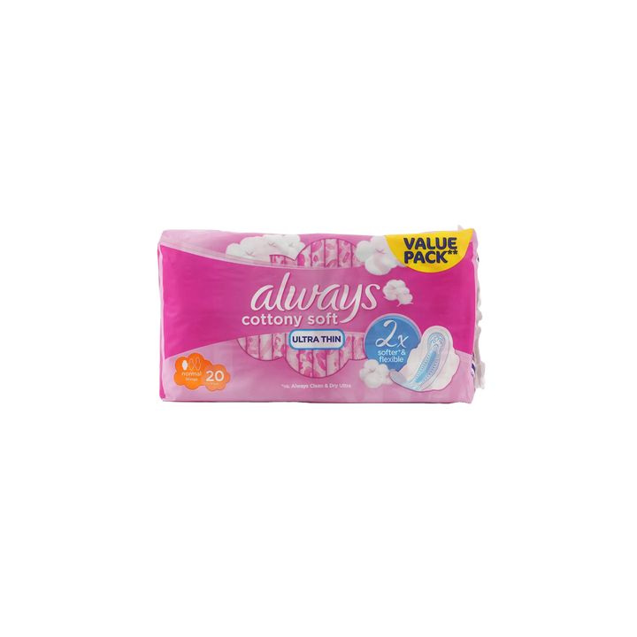 27387-Always Cottony Soft Ultra Thin Normal 20 pads