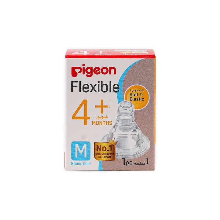 27420-Pigeon Peristaltic Silicone Nipple M +4m 1Pc-17347