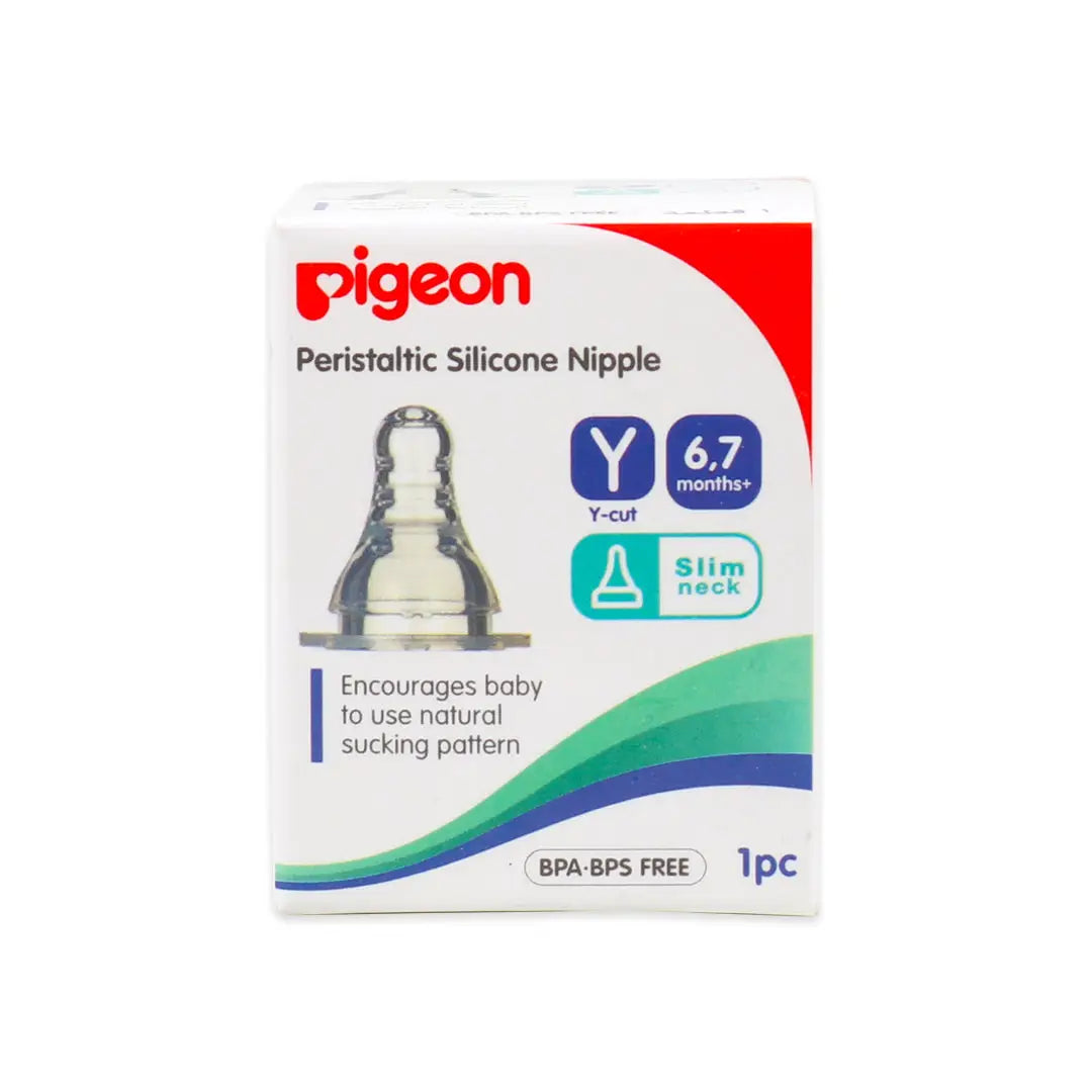 27422-Pigeon Flexible Silicone Nipple +6m-17348