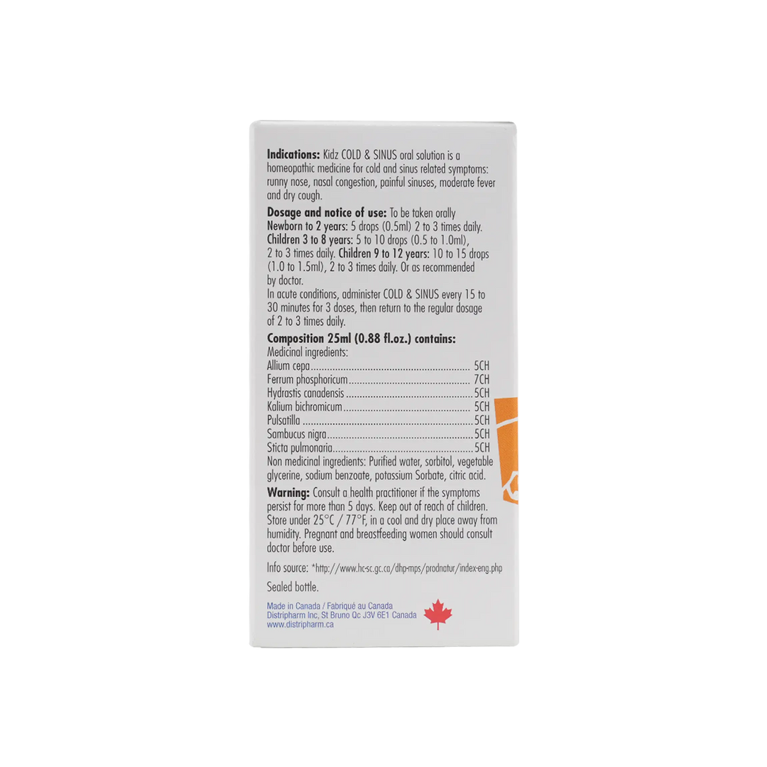 27427-KIDZ Cold &amp; Sinus 25Ml +1