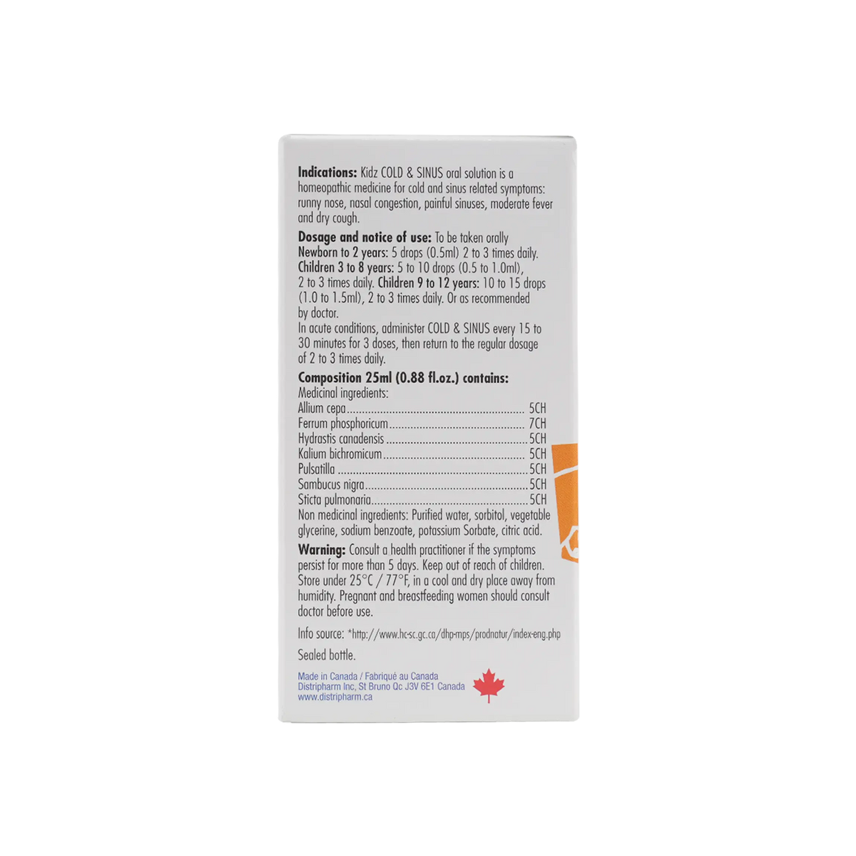 27427-KIDZ Cold & Sinus 25Ml +1