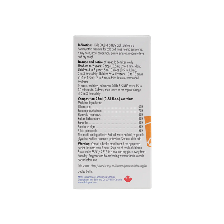 27427-KIDZ Cold &amp; Sinus 25Ml +1