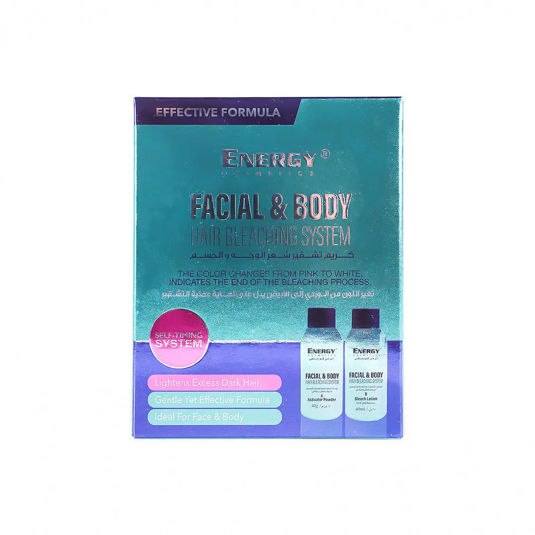 energy facial body hair bleaching system