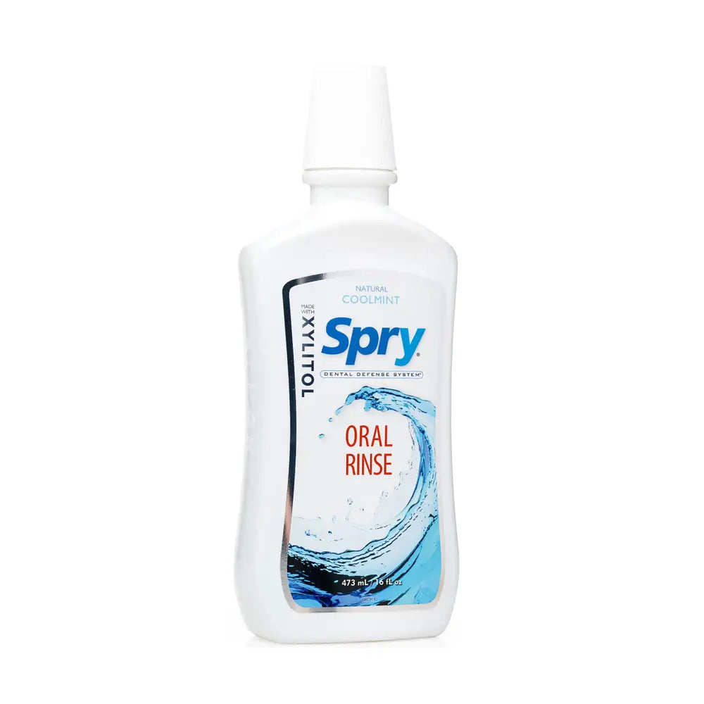 Spry Xylitol Cool Mint Mouthwash 473ml
