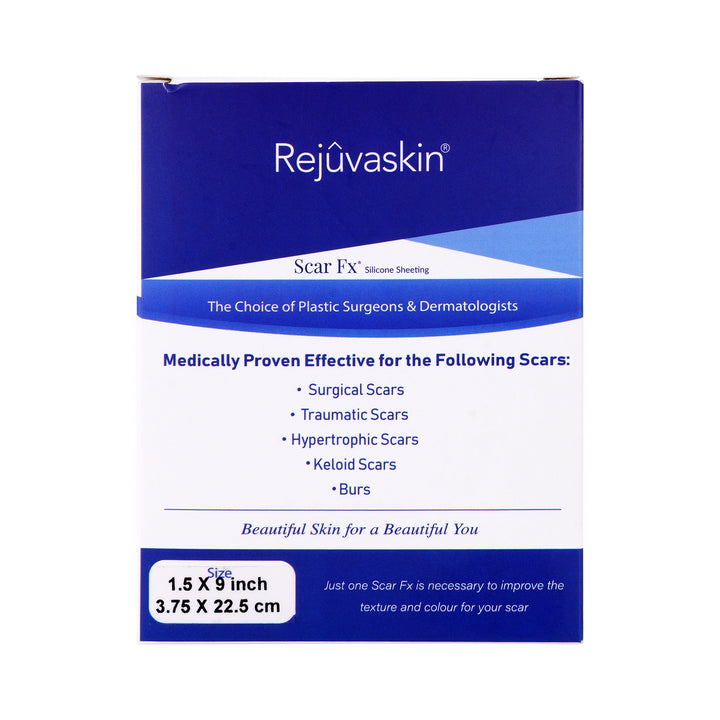 27538-Scar FX (Rejuvaskin) Silicone Sheeting 1.5 X 9 Inch