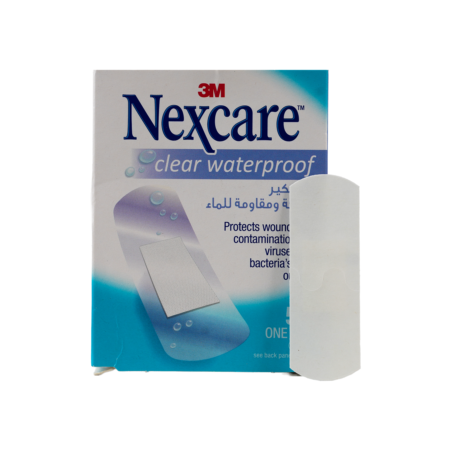 Nexcare Clear Waterproof 25x72mm 50pcs-CWP 50