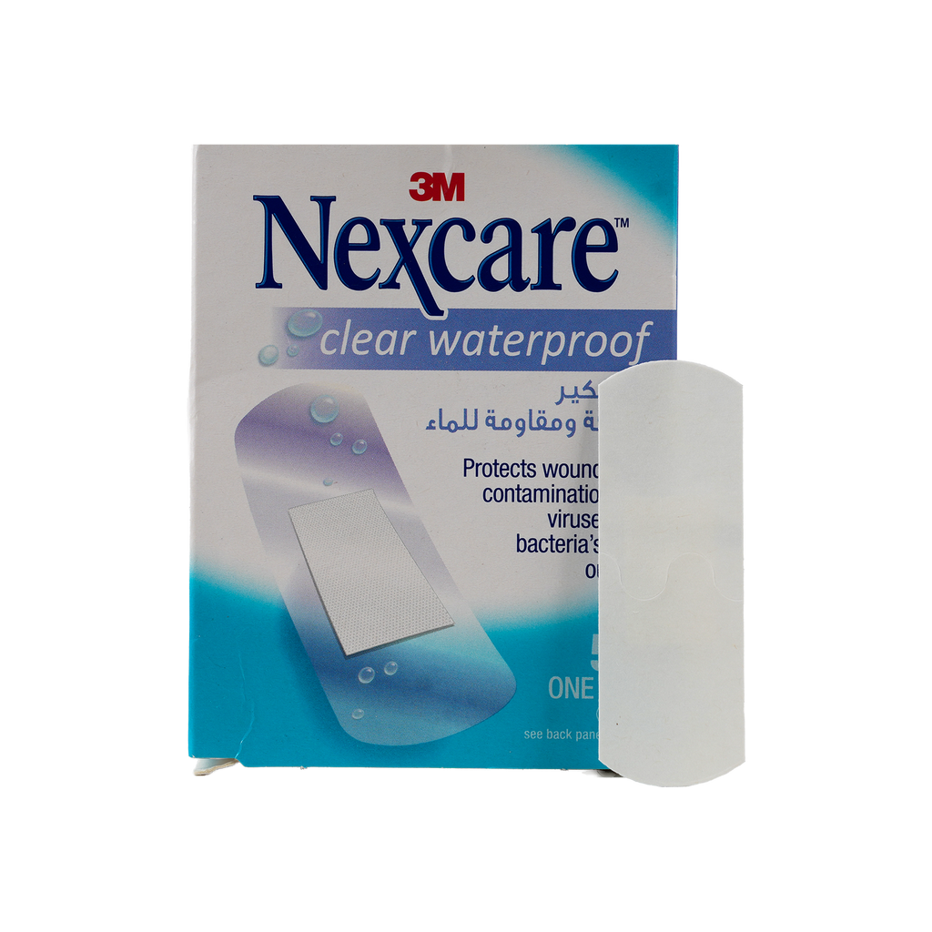 Nexcare Clear Waterproof 25x72mm 50pcs-CWP 50