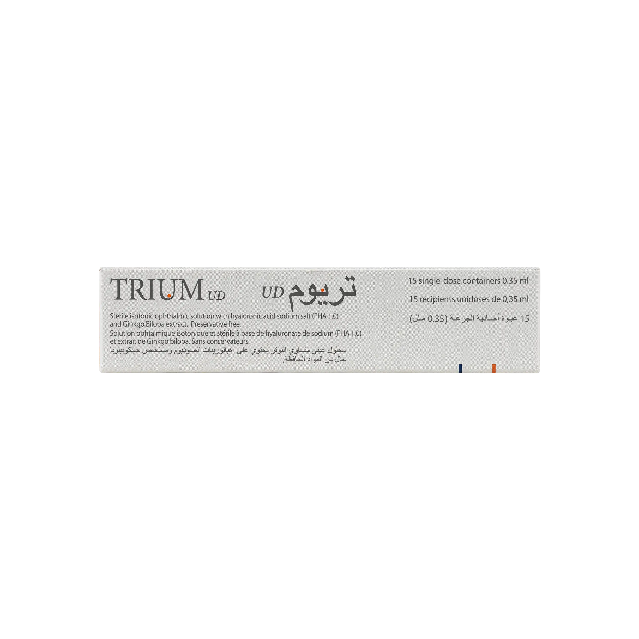 Trium Ud Eye Drops 15Amp