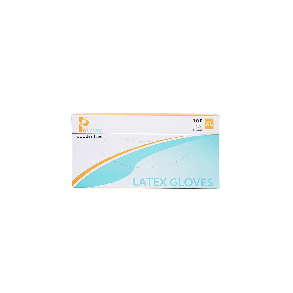 LATEX EXAMINATION POWDER FREE GLOVES-XL