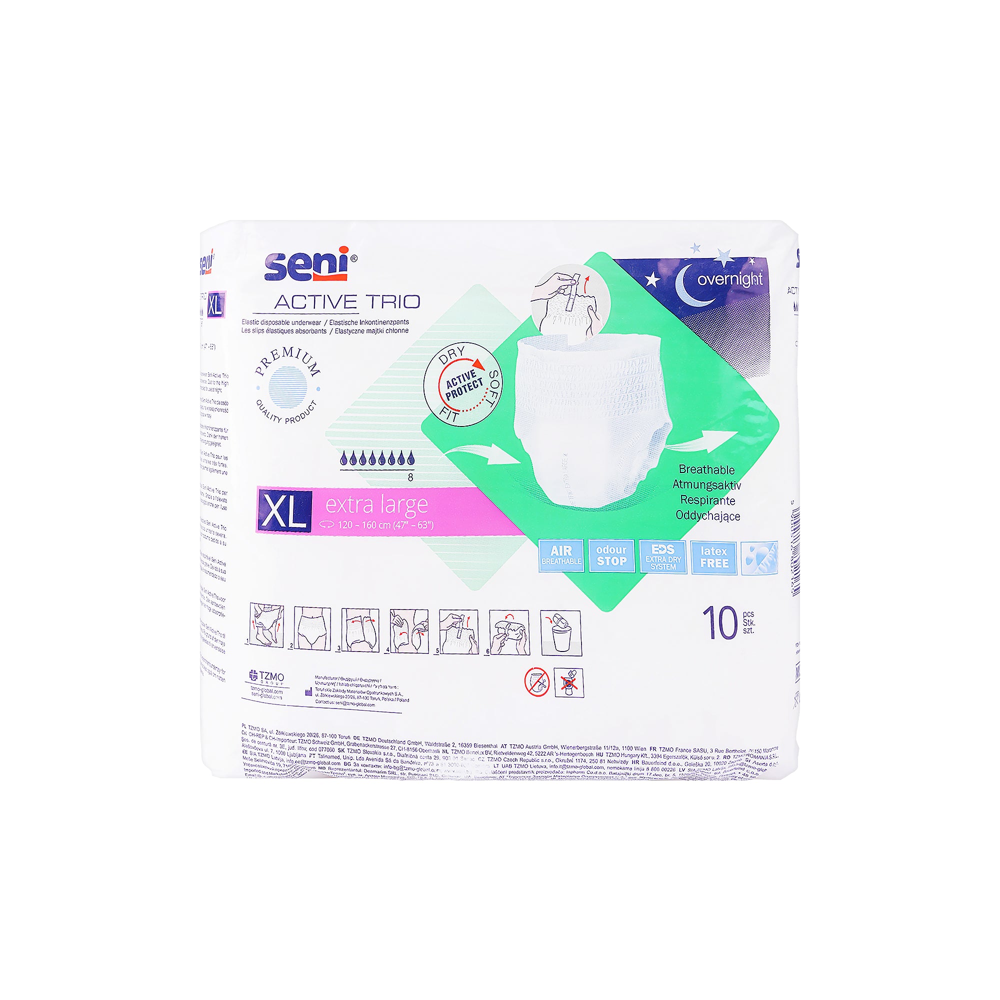 27862-Seni Active Trio Underwear 10pcs-X Large +1