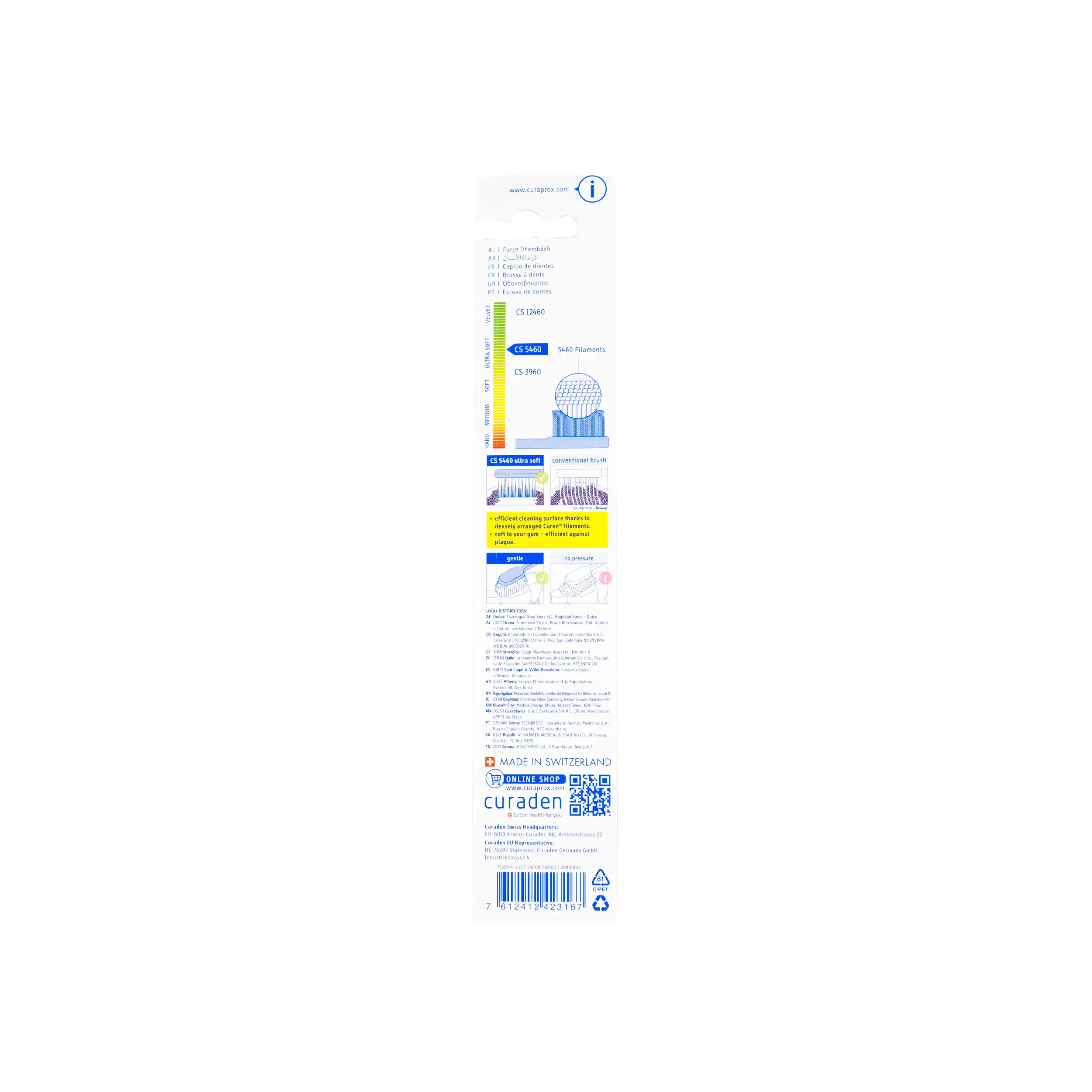 Curaprox Adult Ultra Soft Toothbrush-CS5460