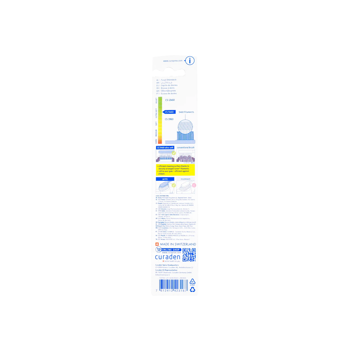 27950-Curaprox Adult Ultra Soft Toothbrush-CS5460 +1
