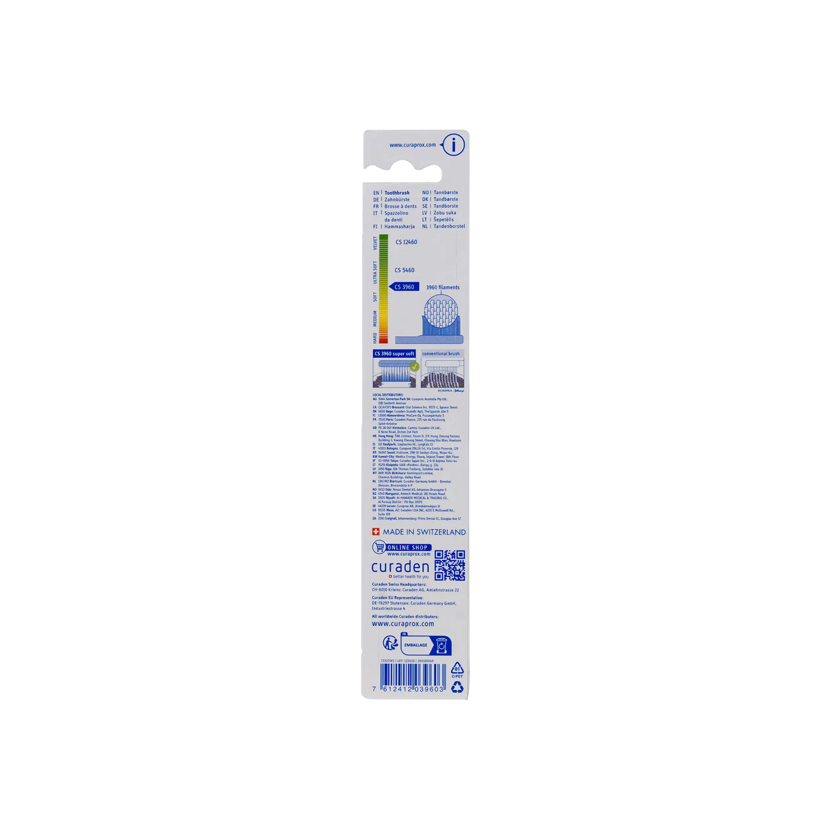 27951-Curaprox Adult Super Soft Toothbrush-CS3960 +1