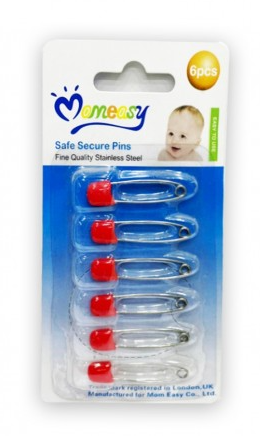 MOMEASY SAFE SECURE PINS 6PK (48958)