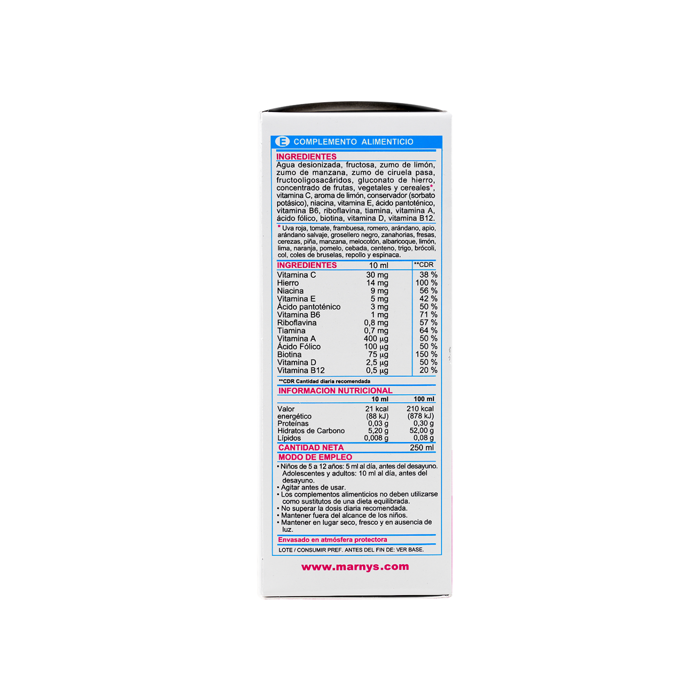 MARNYS FERROBINE COMPLEX SYRUP 250ML