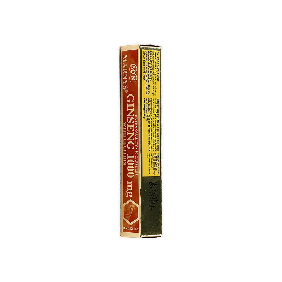 28028-Marnys Ginseng 1000Mg 30Cap +3