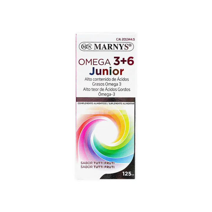 28036-Marnys Omega 3+6 Junior Syr 125Ml +1
