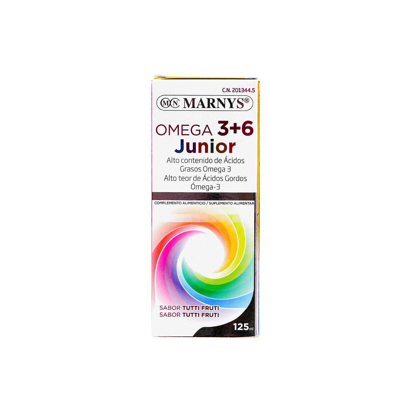 MARNYS OMEGA 3+6 JUNIOR SYR 125ML