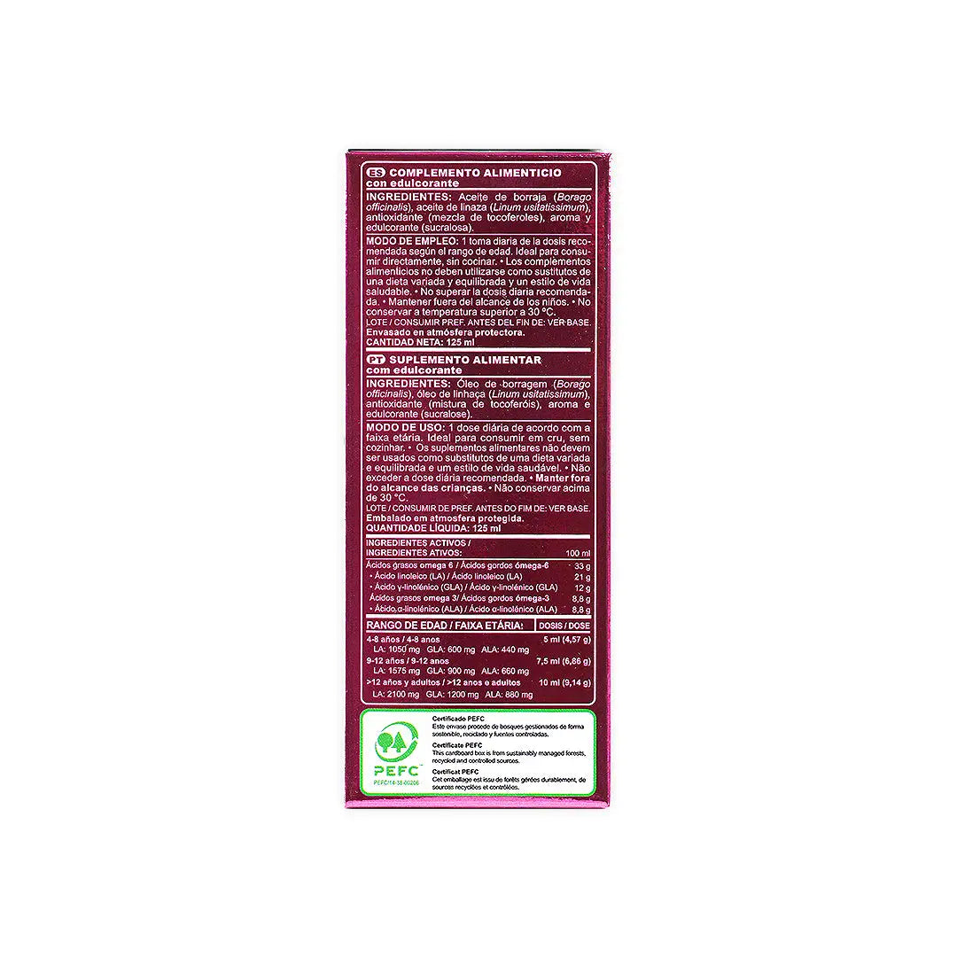 Marnys Omega 3 + 6 Junior Syr 125Ml