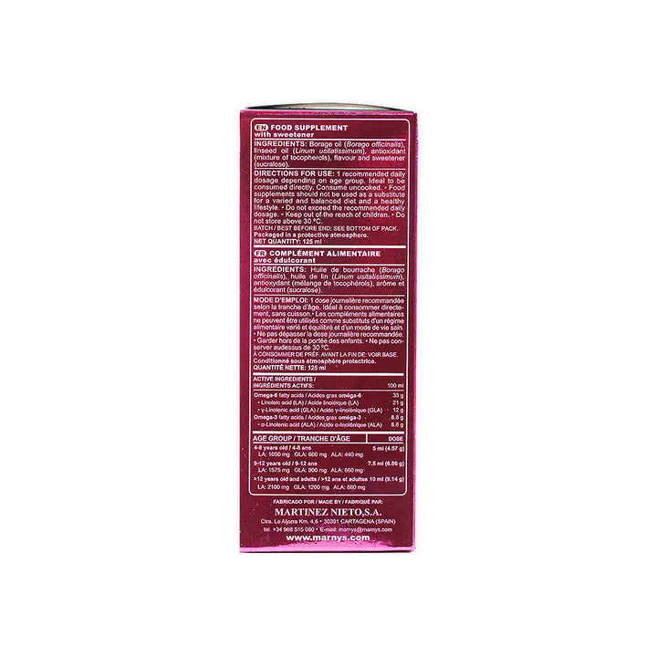 28036-Marnys Omega 3+6 Junior Syr 125Ml +6