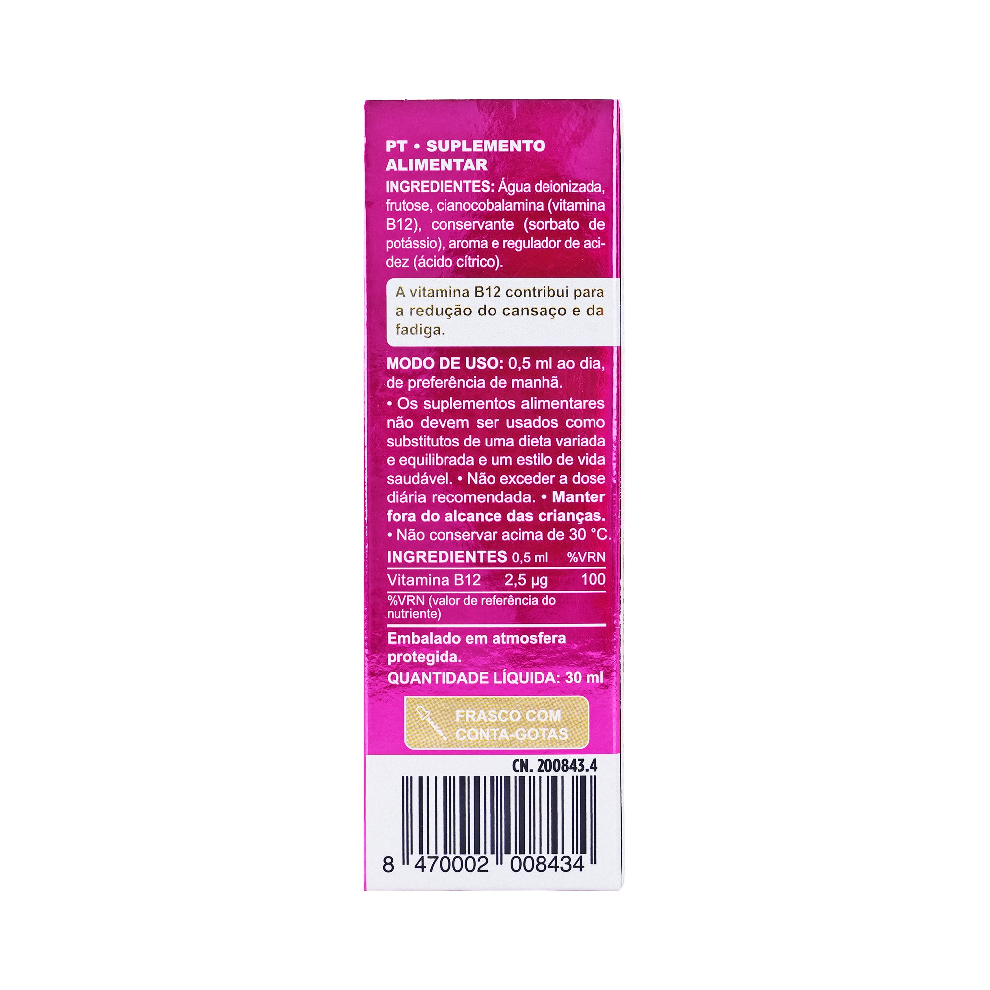 28041-Marnys Vitamin-B12 Liquid 30Ml +2