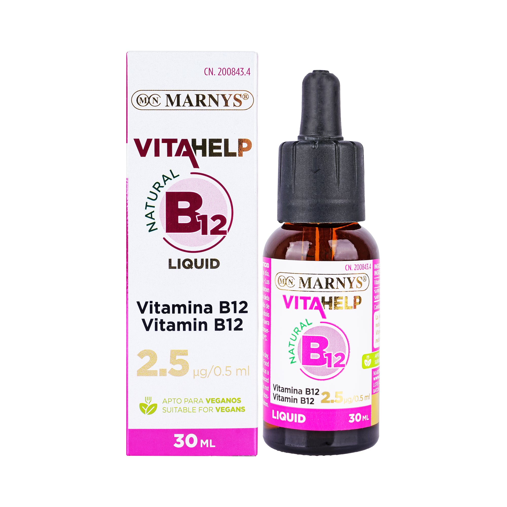 28041-Marnys Vitamin-B12 Liquid 30Ml +4