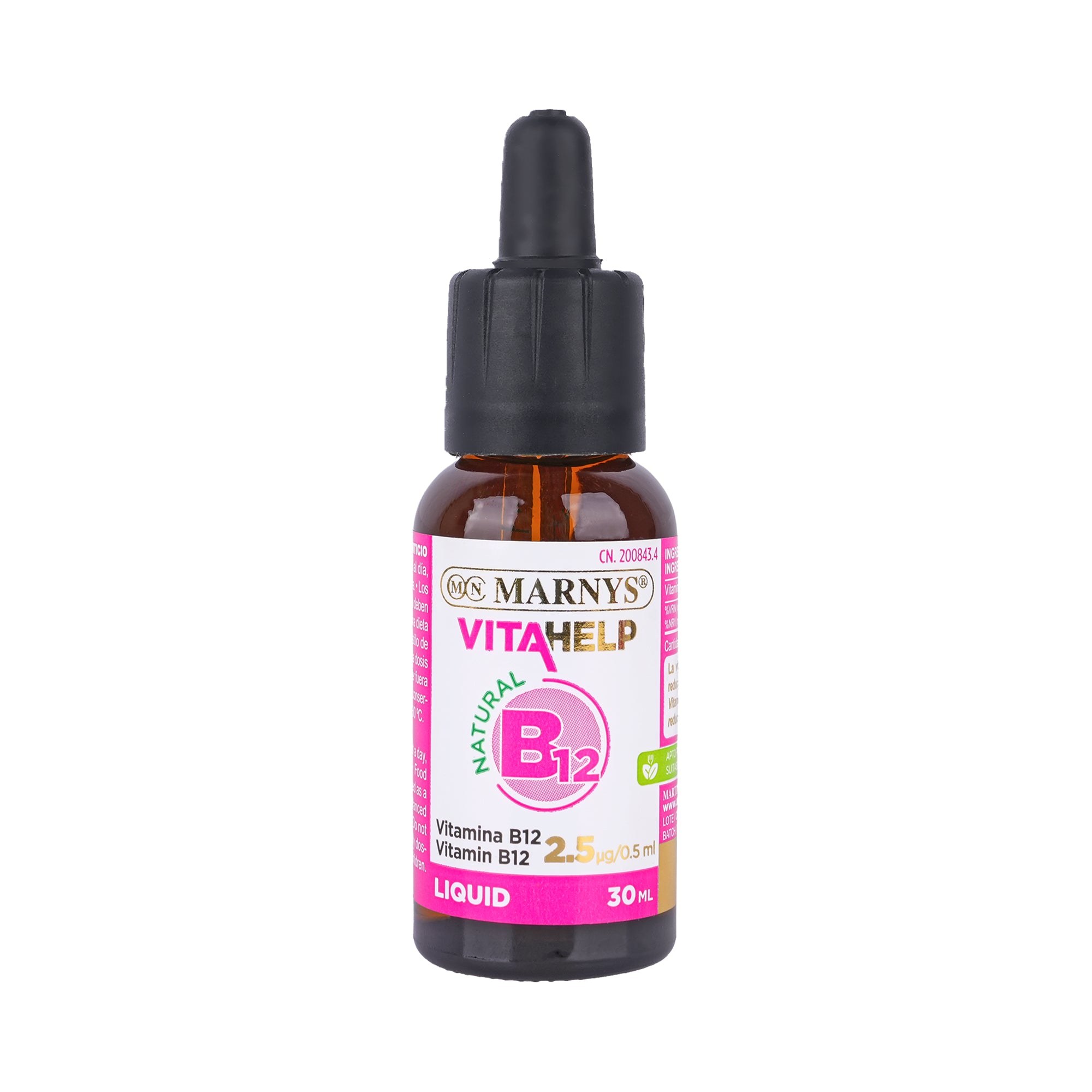 28041-Marnys Vitamin-B12 Liquid 30Ml +6