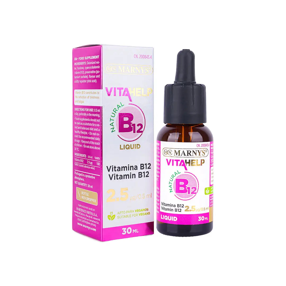 28041-Marnys Vitamin-B12 Liquid 30Ml +5
