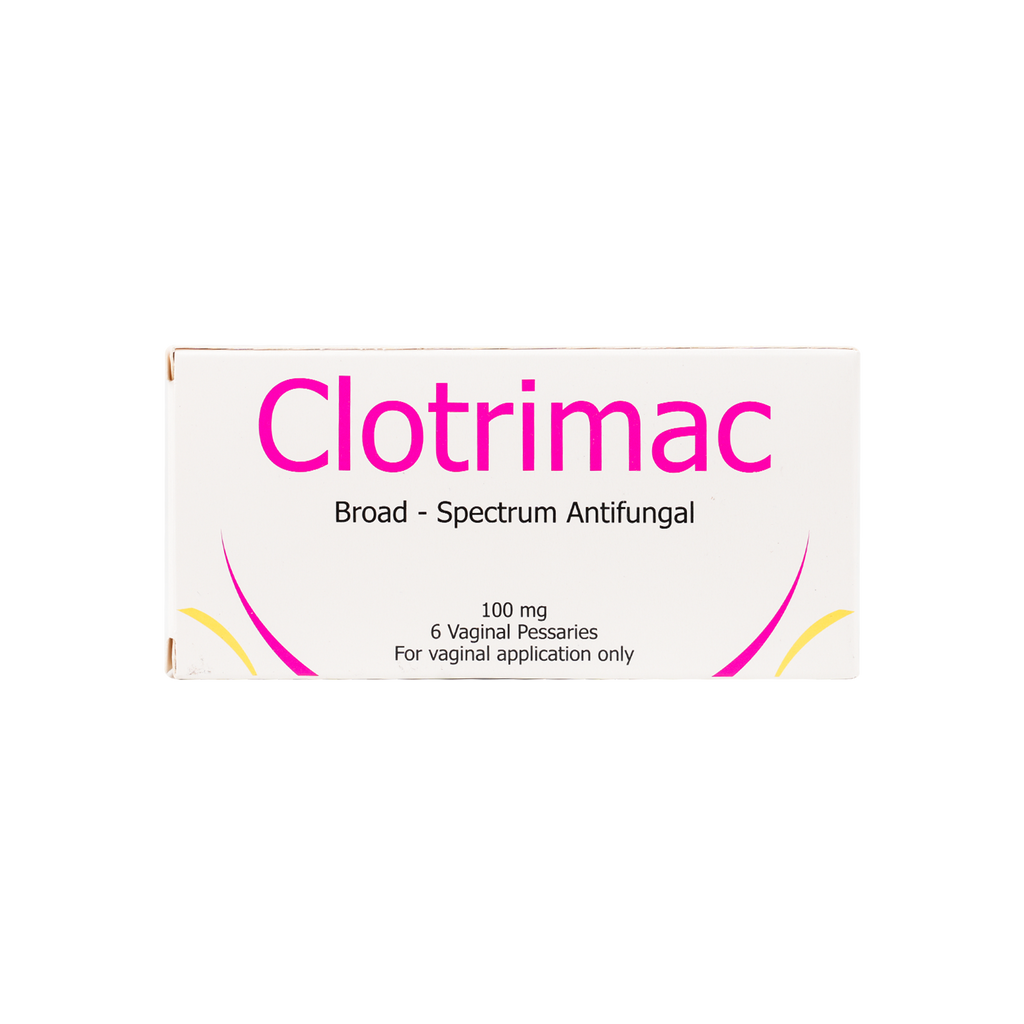 CLOTRIMAC 100MG 6VAGINAL SUPP