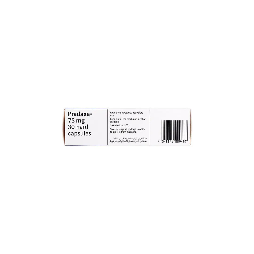 pradaxa 75mg 30 capsules