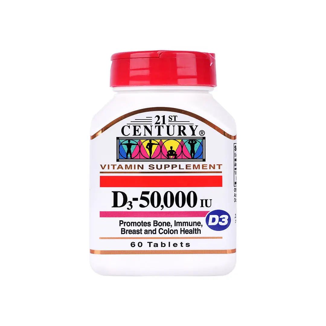 21 Cen Vitamin D-50.000 Iu 60Tab