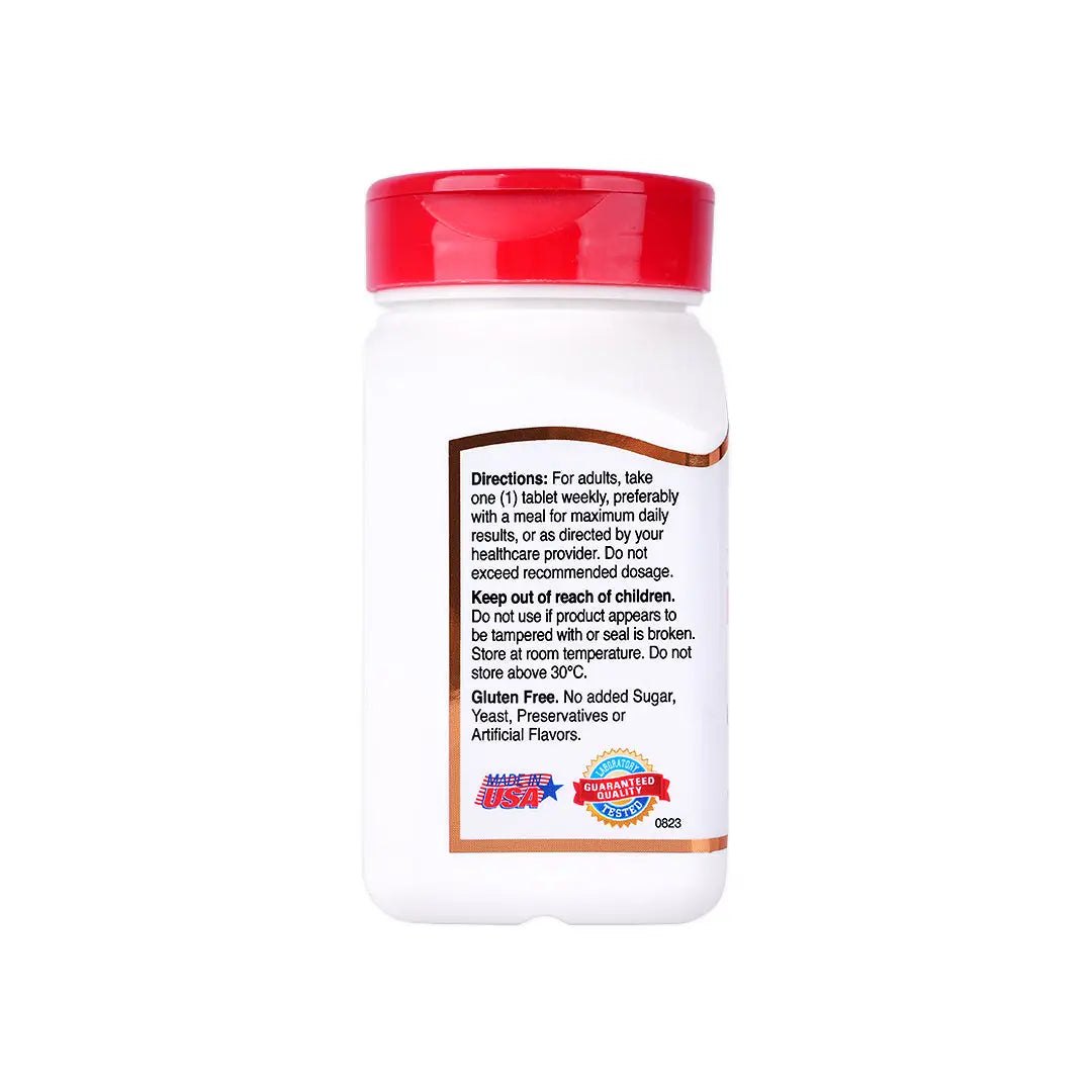 21 Cen Vitamin D-50.000 Iu 60Tab+2