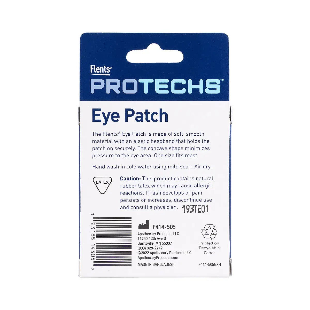 28539-Flents Eye Patch 1pc-F414-505 +5