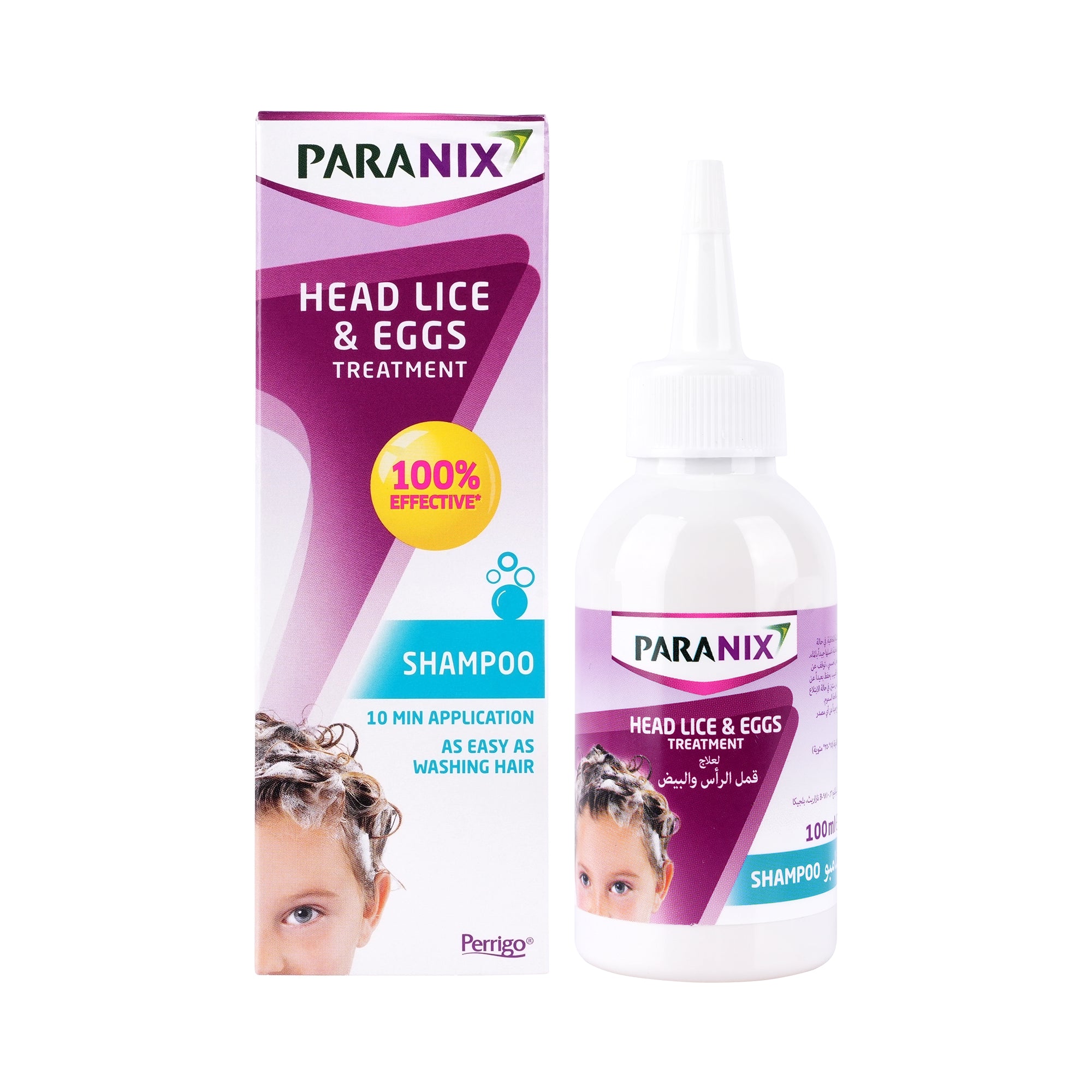 28629-Paranix Head Lice & Eggs Treatment Shampoo 100ml +4